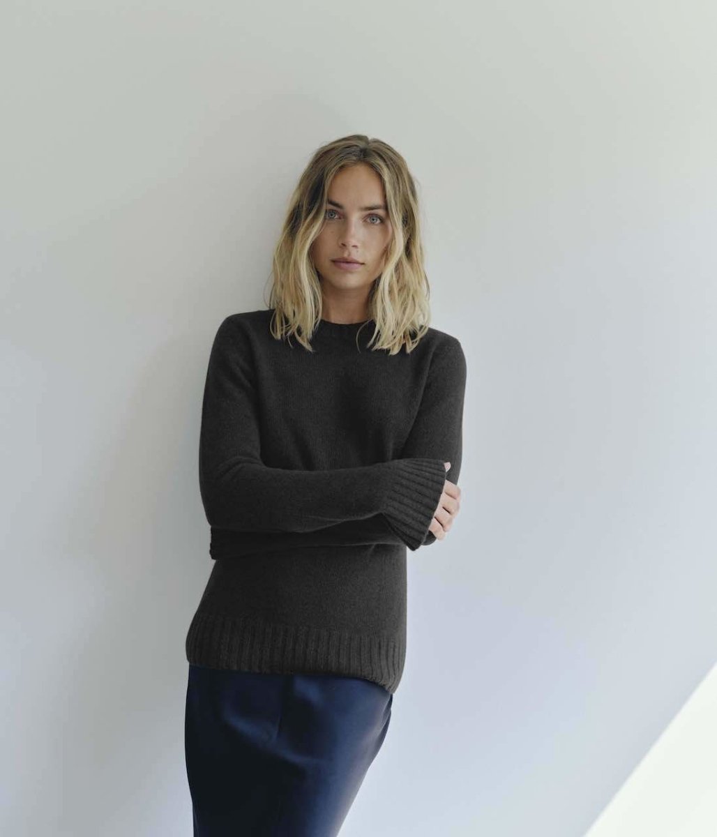 Theresia Sweater Black - Natura Cashmere